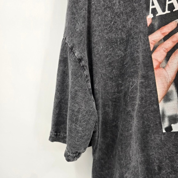 Aaliyah Graphic T‎ Shirt Popular Color Heavyweight Garment Washed 3X - Picture 5 of 10